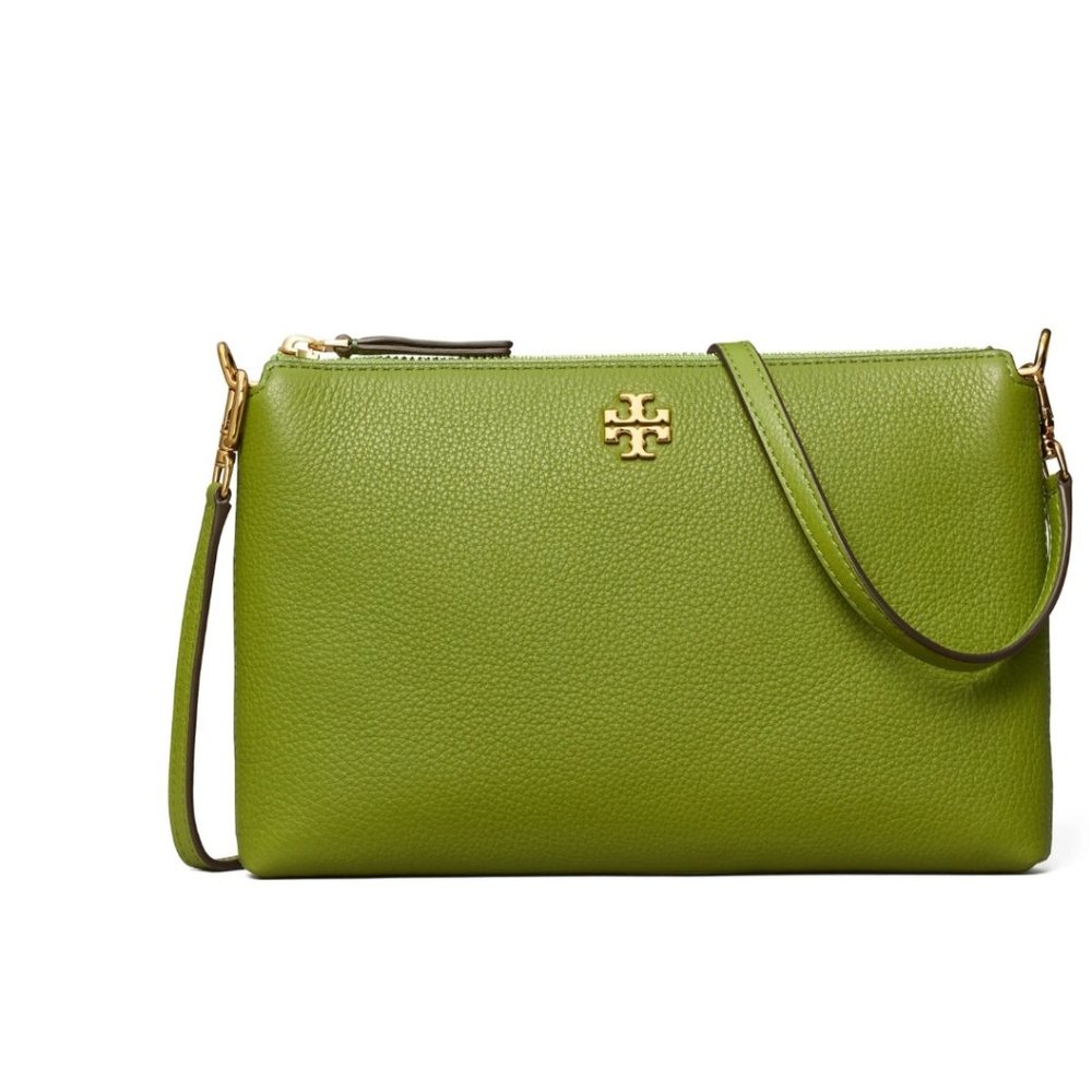 Tory Burch Kira Pebbled Leather Wallet Crossbody Bag